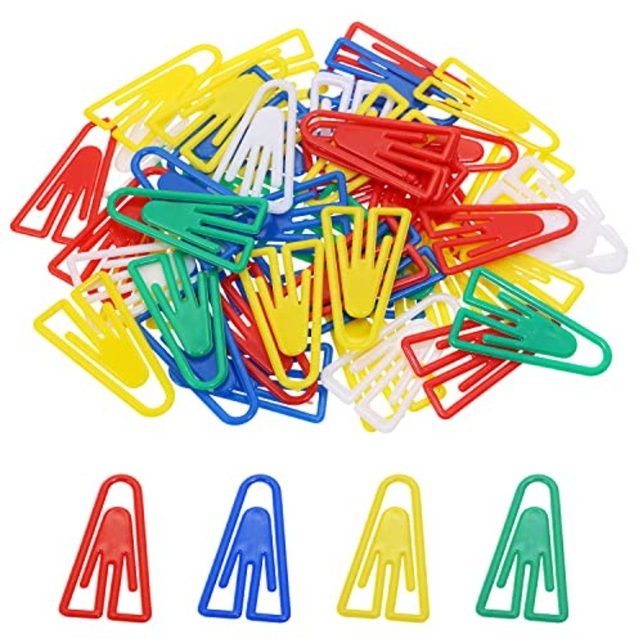 50PCS Plastic Paper Clips Book – Binding Comb Plastic Bewertung und Preis