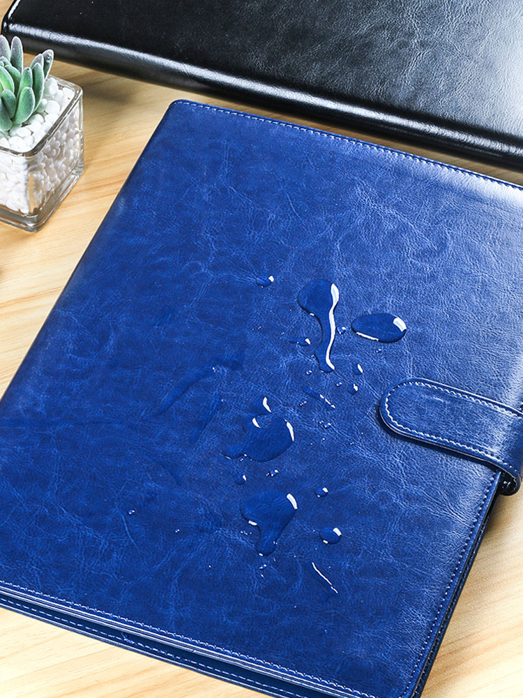 Black A4 Leather Padfolio Port – Portfolio Folder Zip Bewertung und Preis