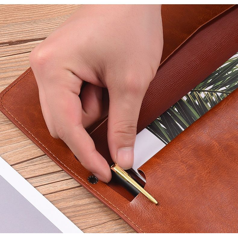 A6 A5 A4 Leather File Folder D – Portfolio Folder Zip Bewertung und Preis