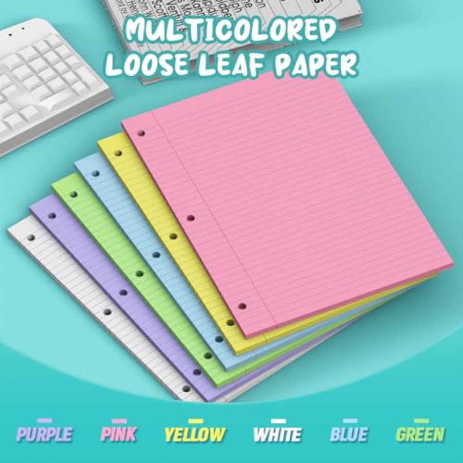 120 Sheets Loose Leaf Paper 8  – Paper Punch 3 Hole Bewertung und Preis