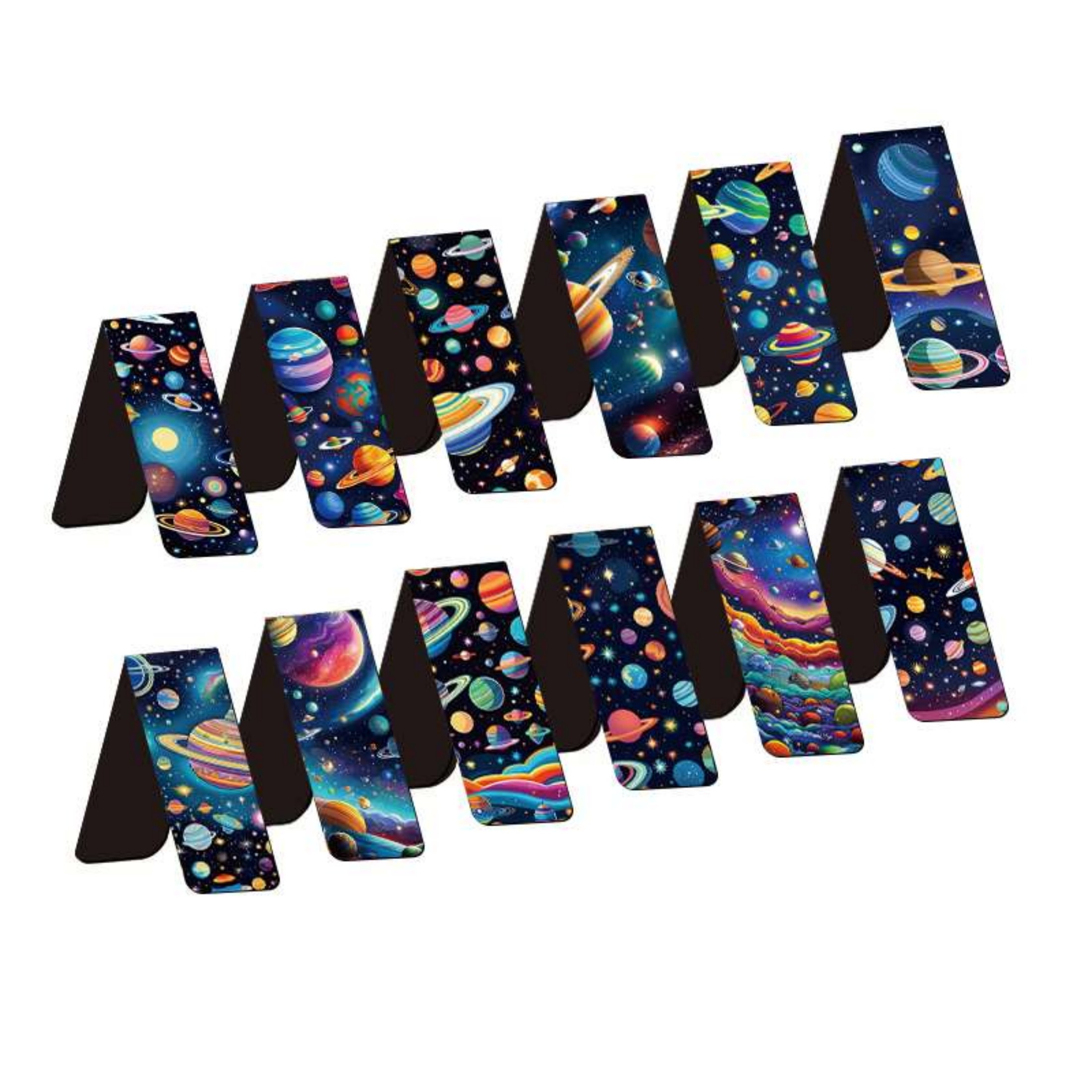 12pcs Space & Planet Themed Ma – Bookmark Magnetic Clip Bewertung und Preis