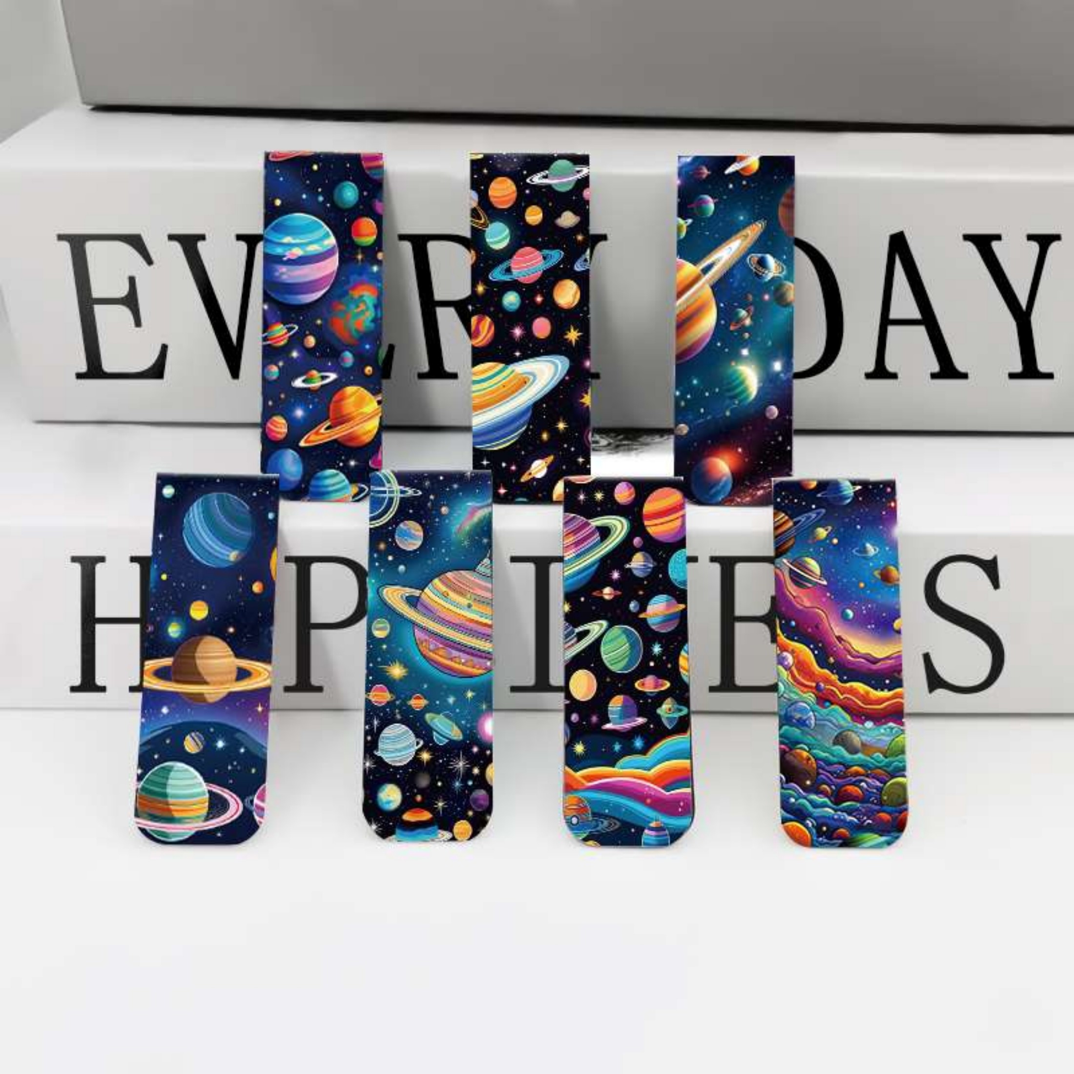 12pcs Space & Planet Themed Ma – Bookmark Magnetic Clip Bewertung und Preis