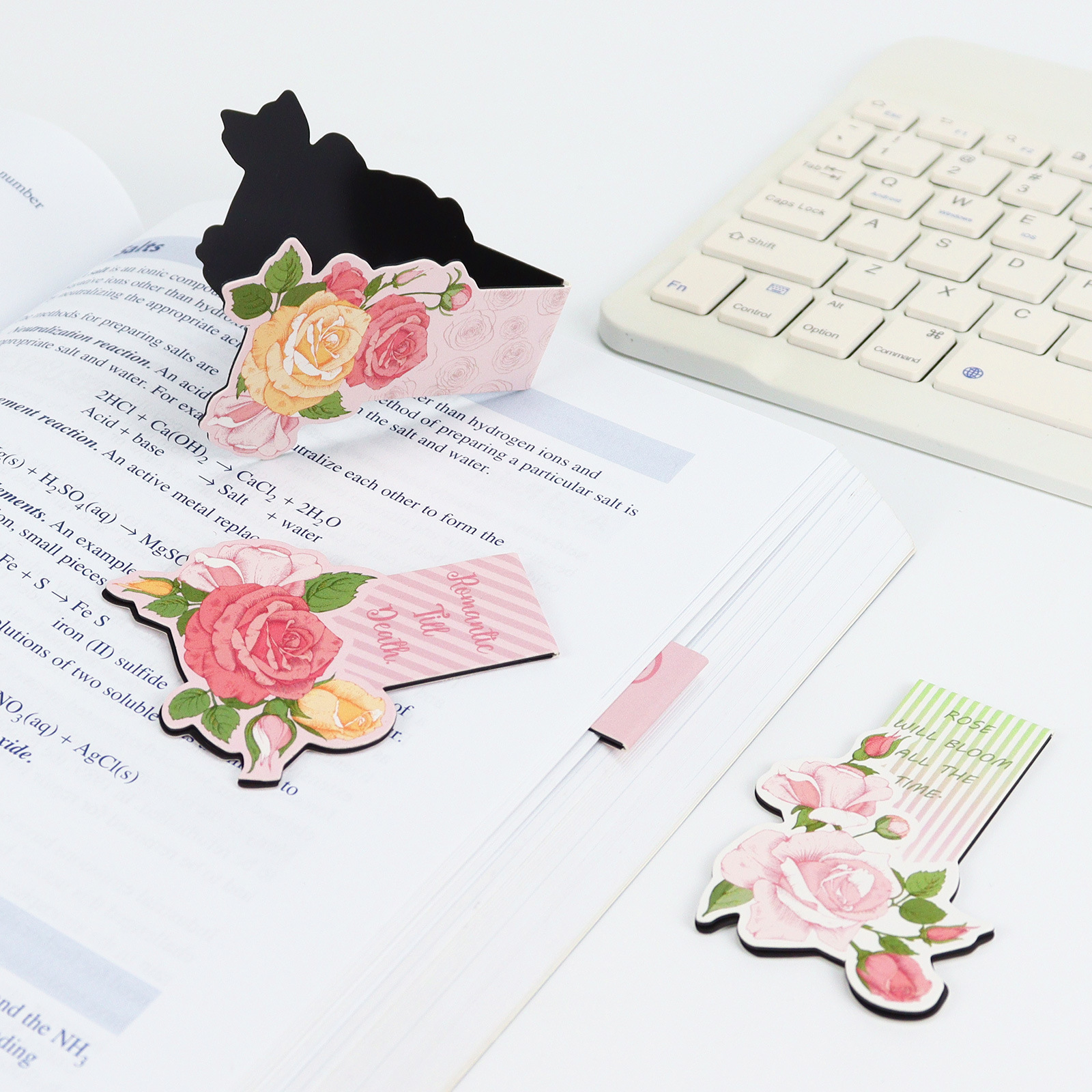 Pink Rose Blossom Alien Magnet – Bookmark Magnetic Clip Bewertung und Preis