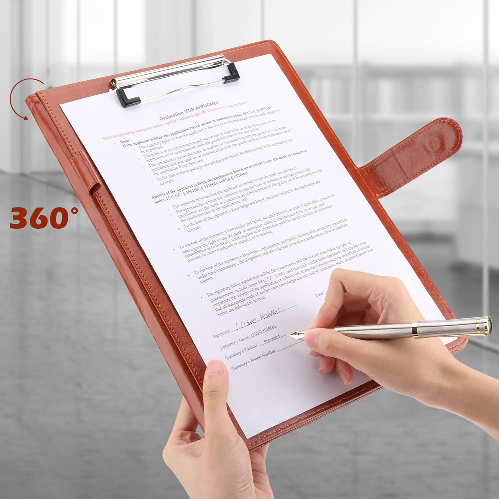 Multifunctional leather folder – Portfolio Folder Zip Bewertung und Preis