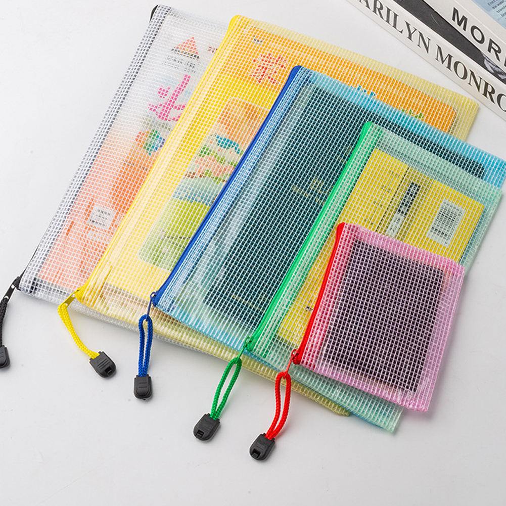10Pcs Mesh Zipper Pouch A5 A6  – Portfolio Folder Zip Bewertung und Preis