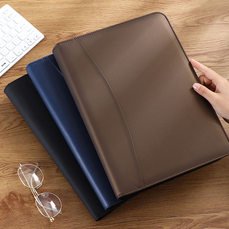 Multifunctional A4/A5 PU Leath – Portfolio Folder Zip Bewertung und Preis