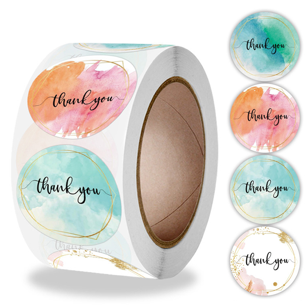 100-500 Pcs Thank You Stickers – Stationery Supply Business Bewertung und Preis
