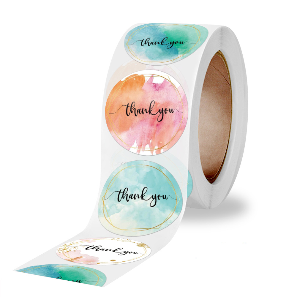 100-500 Pcs Thank You Stickers – Stationery Supply Business Bewertung und Preis