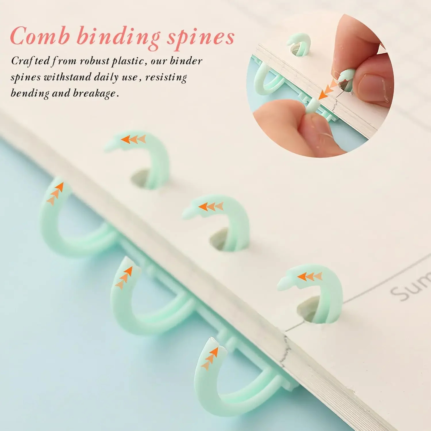 5-10PCS Comb Binding Spines Pl – Binding Comb Plastic Bewertung und Preis