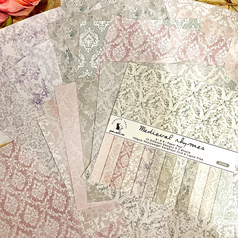 12 Sheet Baroque Pattern Scrap – Graph Paper Pad Bewertung und Preis