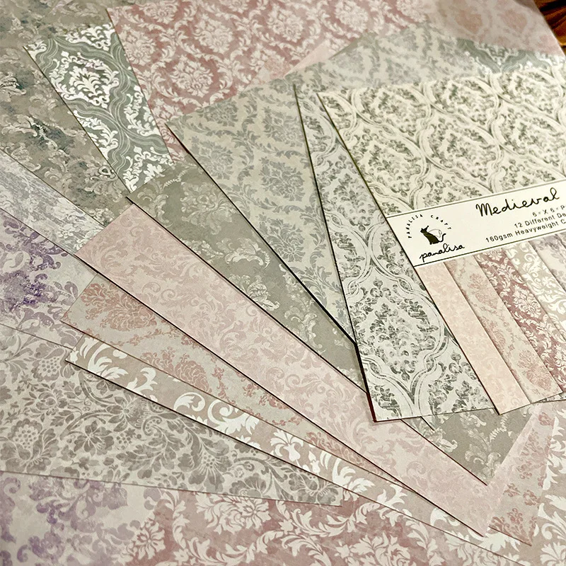 12 Sheet Baroque Pattern Scrap – Graph Paper Pad Bewertung und Preis