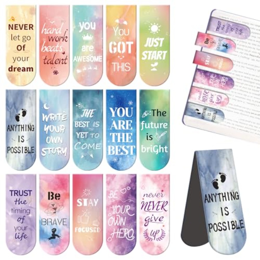 Magnetic Bookmarks - 15PCS Boo – Bookmark Magnetic Clip Bewertung und Preis