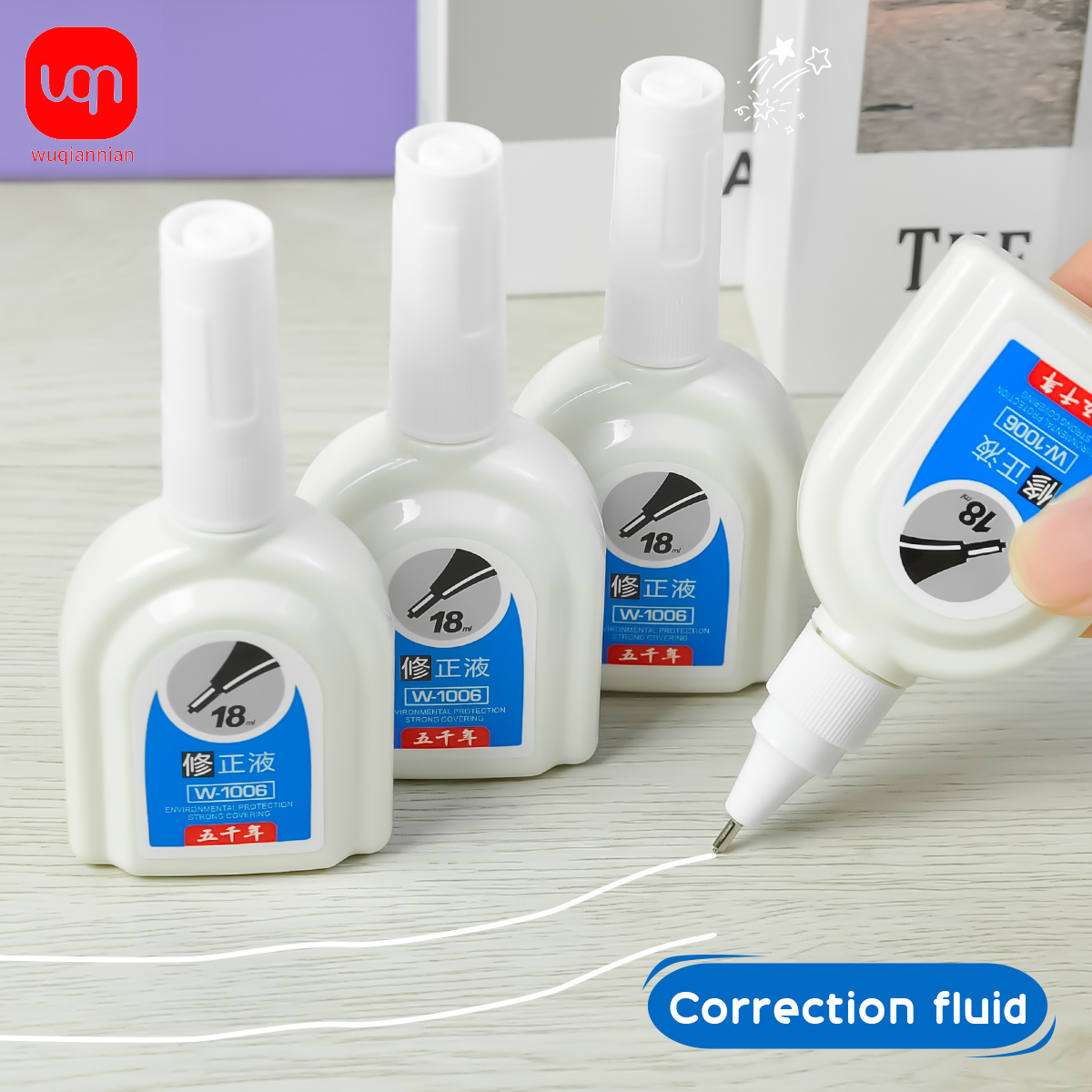 WQN-1/3/6PCS Simple White Corr – Correction Fluid White Bewertung und Preis