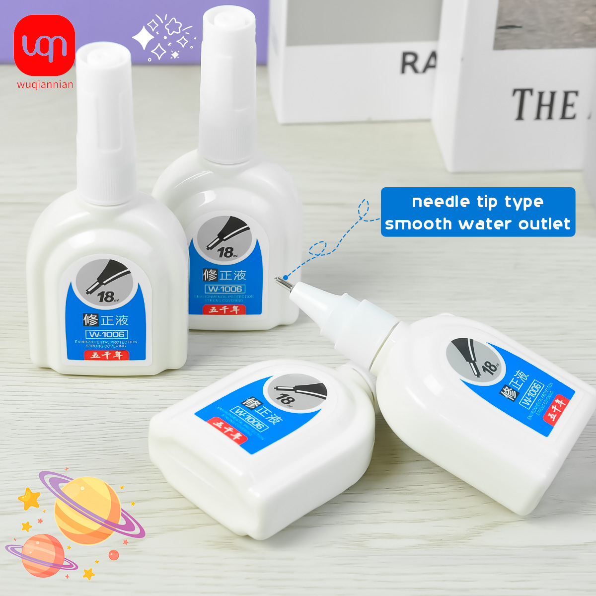 WQN-1/3/6PCS Simple White Corr – Correction Fluid White Bewertung und Preis