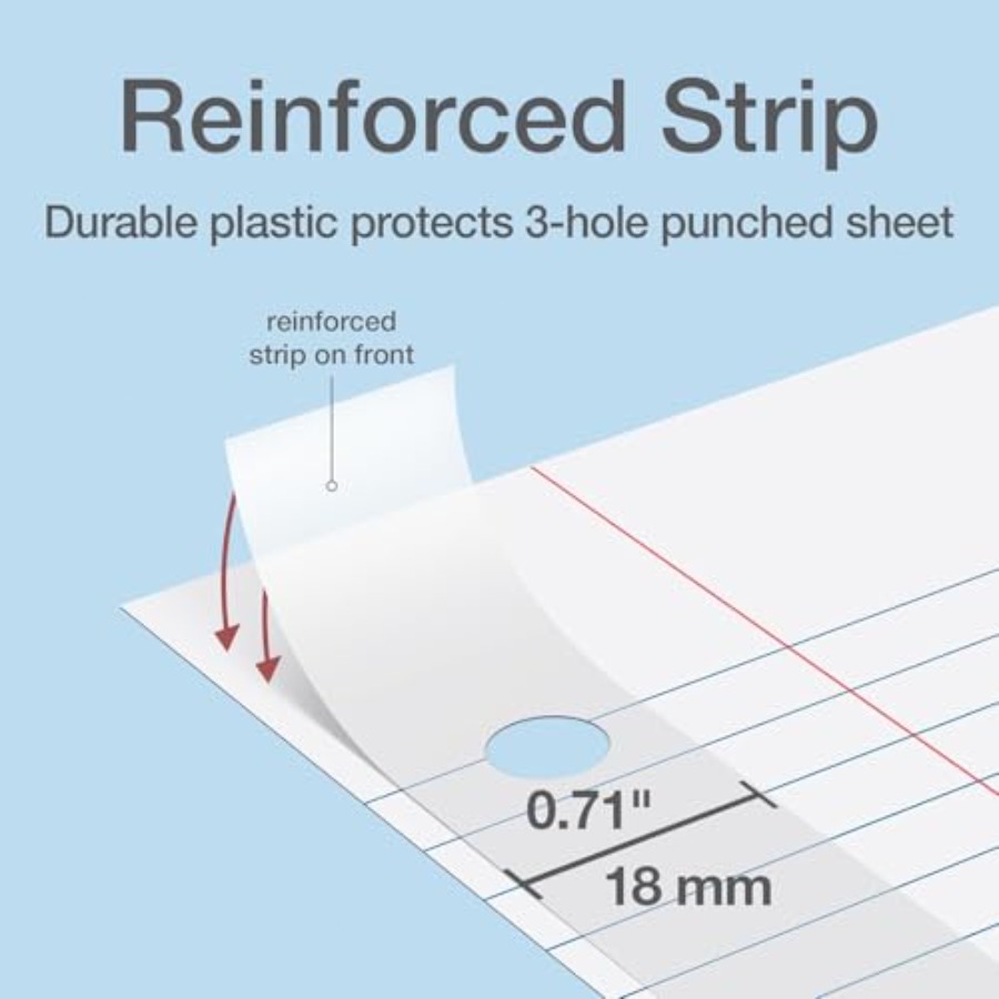 Reinforced Filler Paper, 8.5 x – Paper Punch 3 Hole Bewertung und Preis