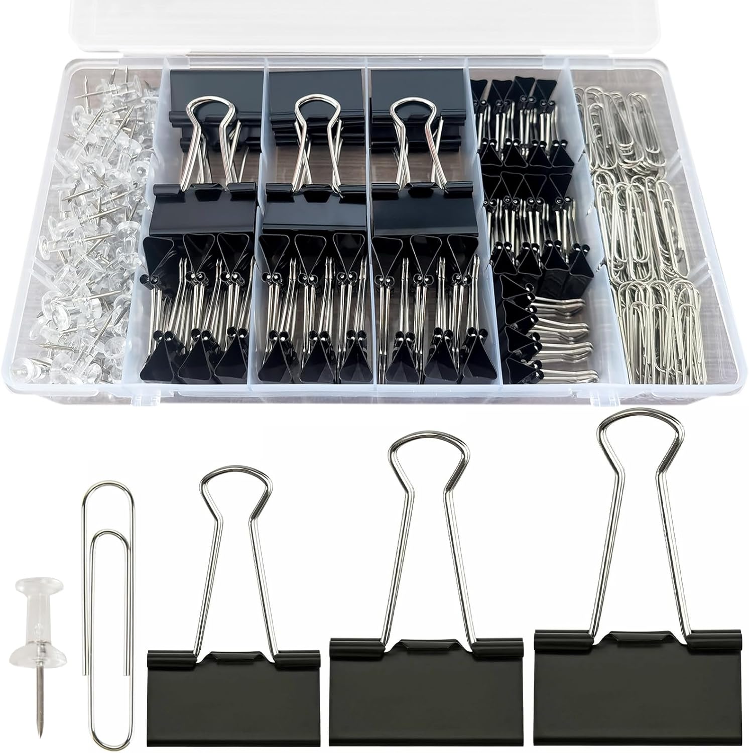 240PCS Office Clips Set: Paper – Binder Clip Assorted Bewertung und Preis