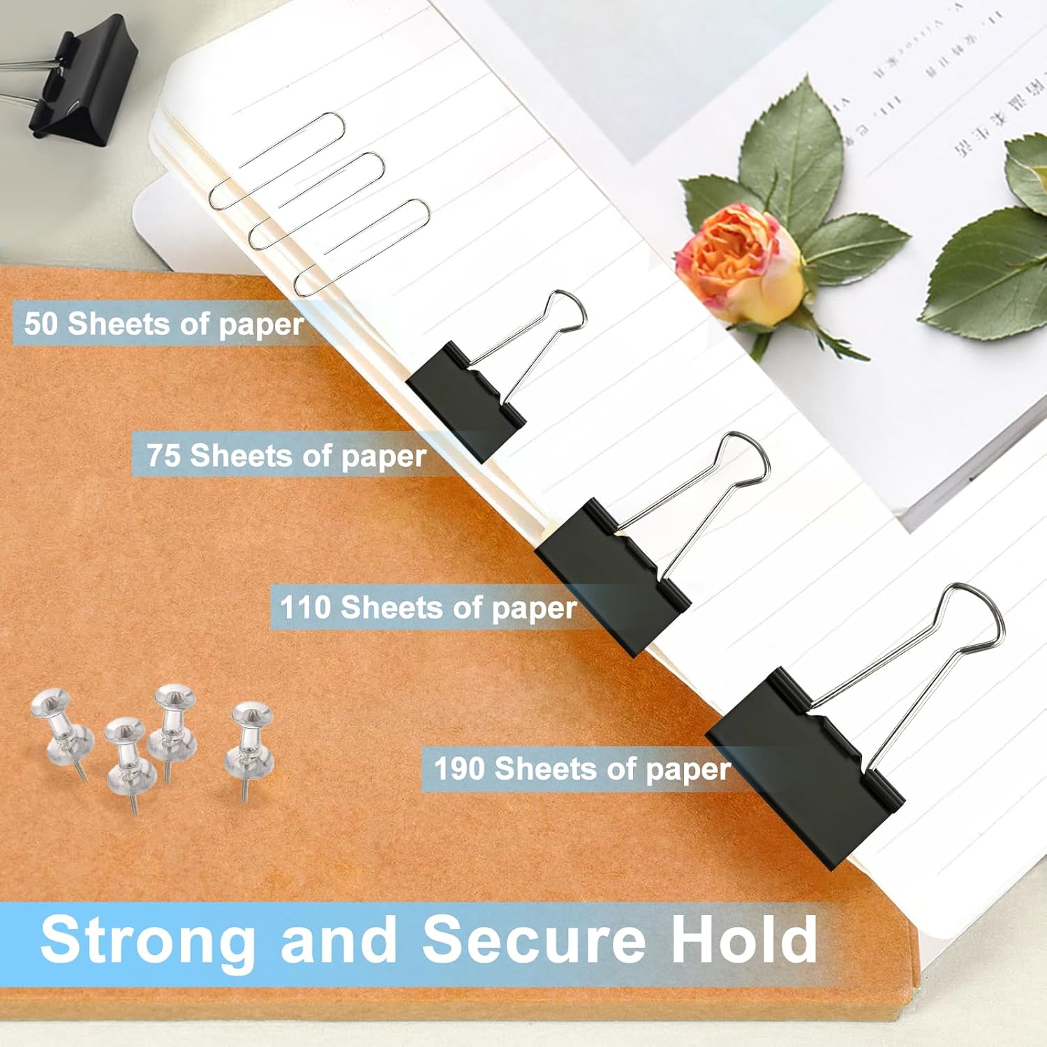 240PCS Office Clips Set: Paper – Binder Clip Assorted Bewertung und Preis