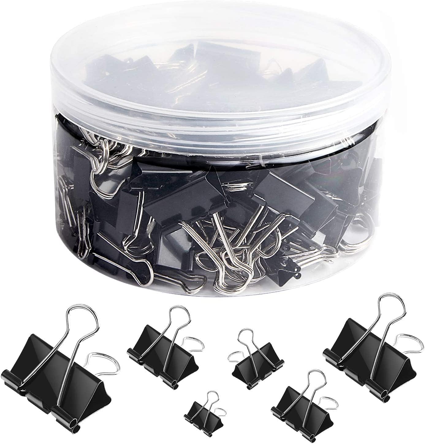 110 PCS Binder Clips Assorted  – Binder Clip Assorted Bewertung und Preis
