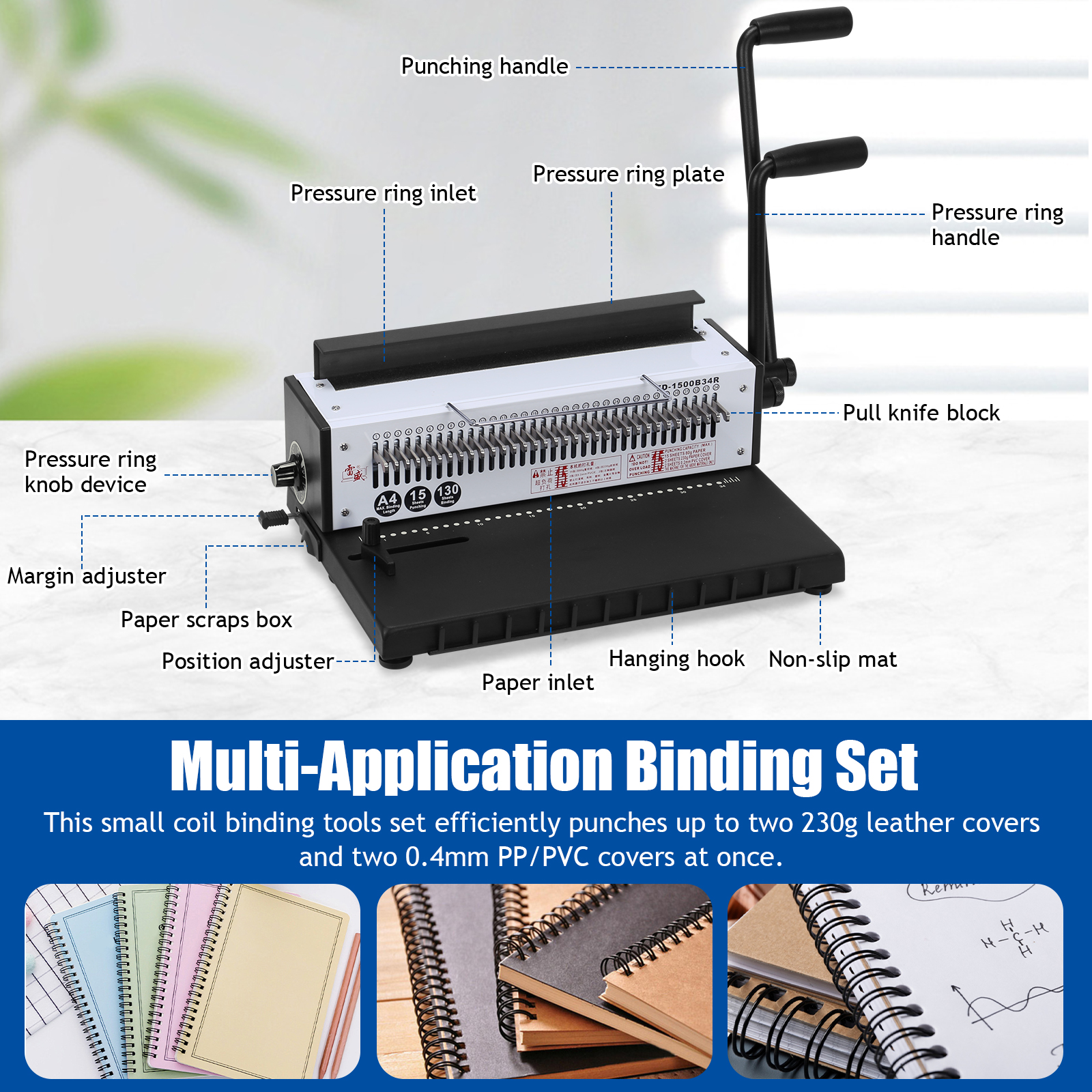 1500B34R Round Hole Binding Ma – Paper Punch 3 Hole Bewertung und Preis