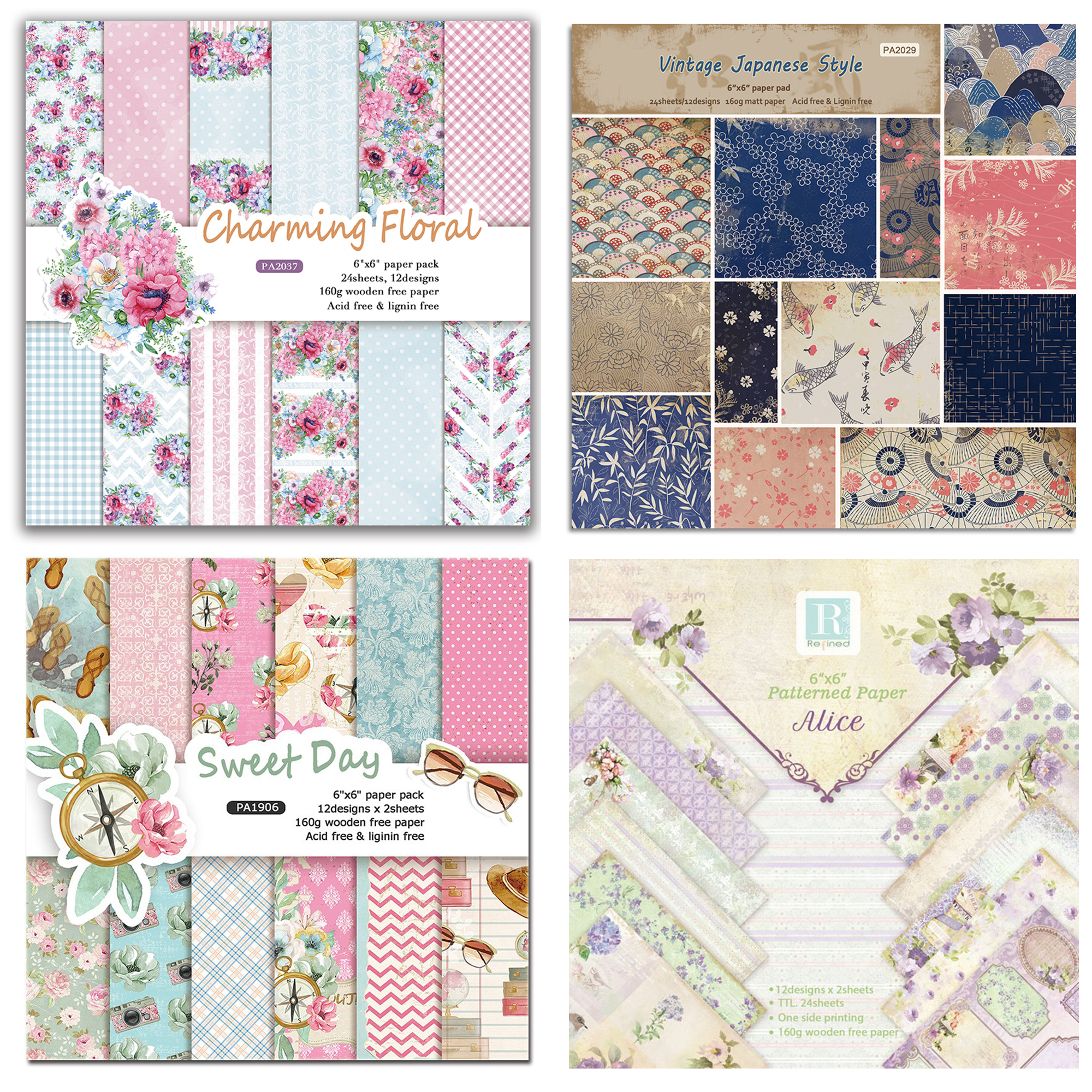 Alinacutle Junkjournal Flower  – Graph Paper Pad Bewertung und Preis